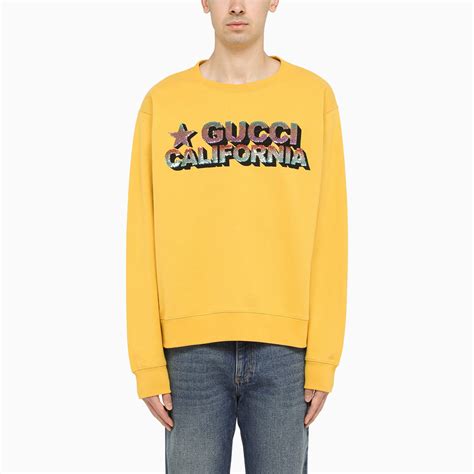 gucci fake felpa gialla